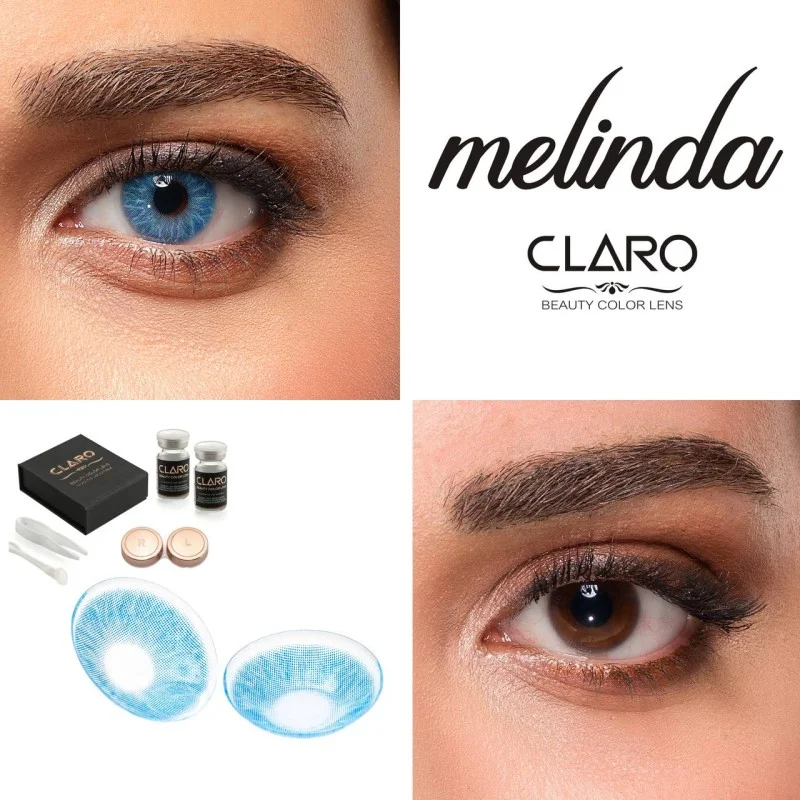 CLARO MELİNDA ZİRCON MAVİSİ Bi Dünya Lens Renkli Lens Marketi